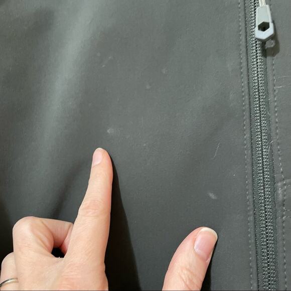 Mountain Hardware Grey Mens Full Zip Jacket M Charcoal Gray Lightweight Coat - Picture 4 of 14